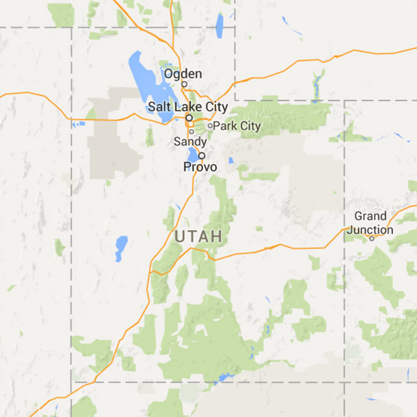Map of Utah